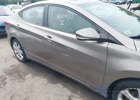 2012 Hyundai Elantra Limited z USA, uszkodzony, nr VIN 5NPDH4AE4CH106017